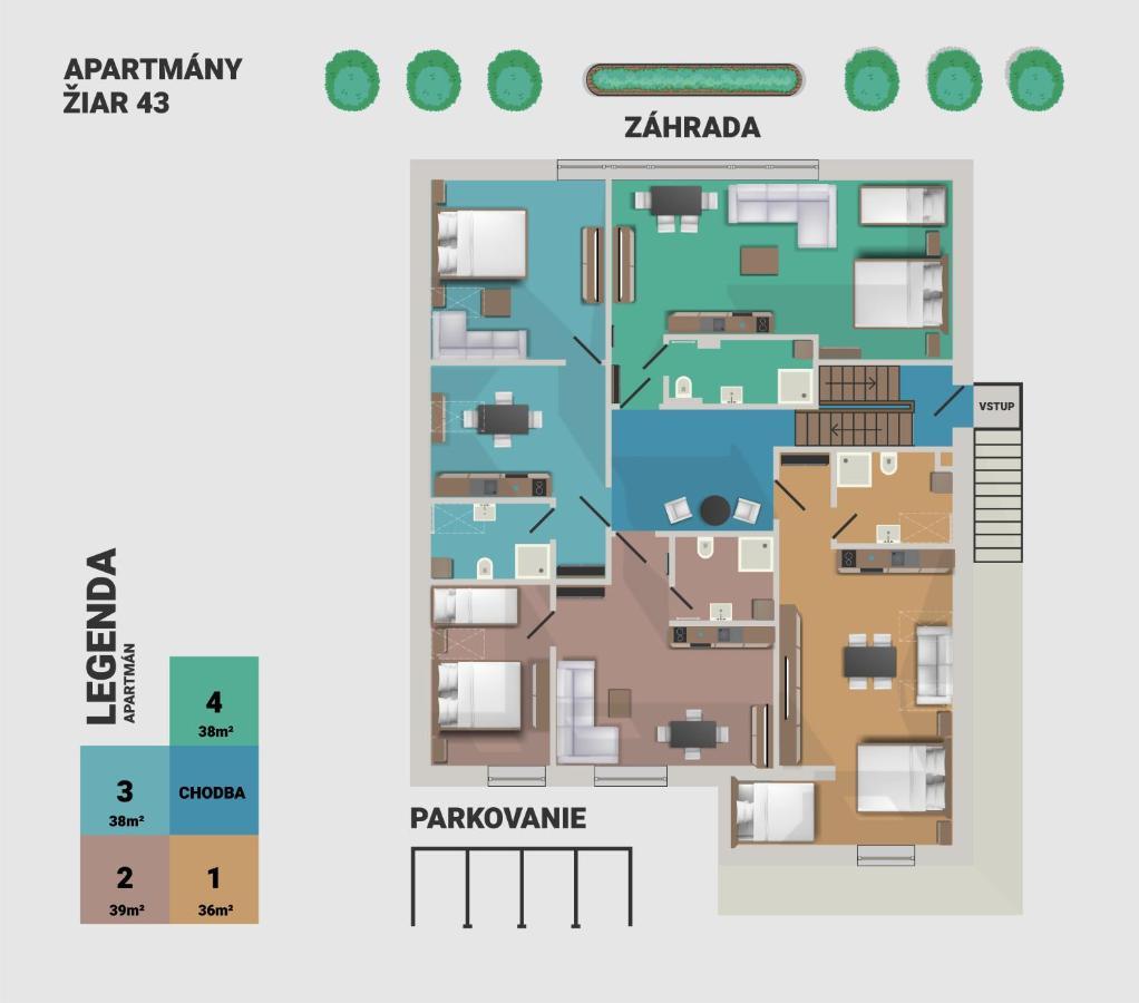Ziar Apartmany 43 Exterior foto